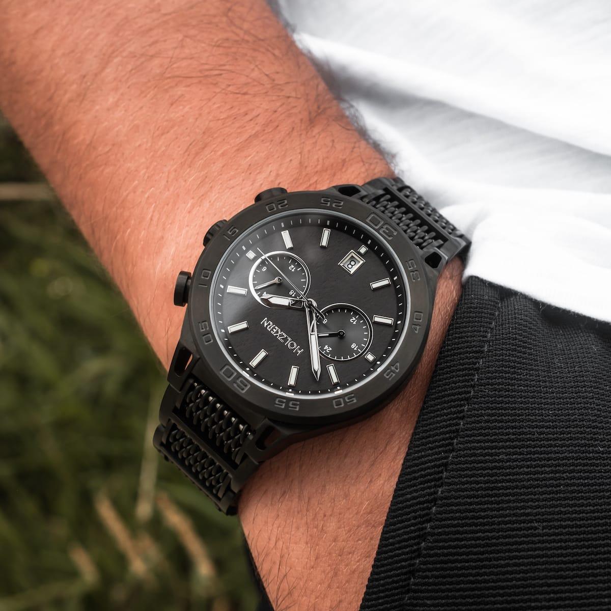 HOLZKERN | Galloway Nightfall Herrenarmbanduhr