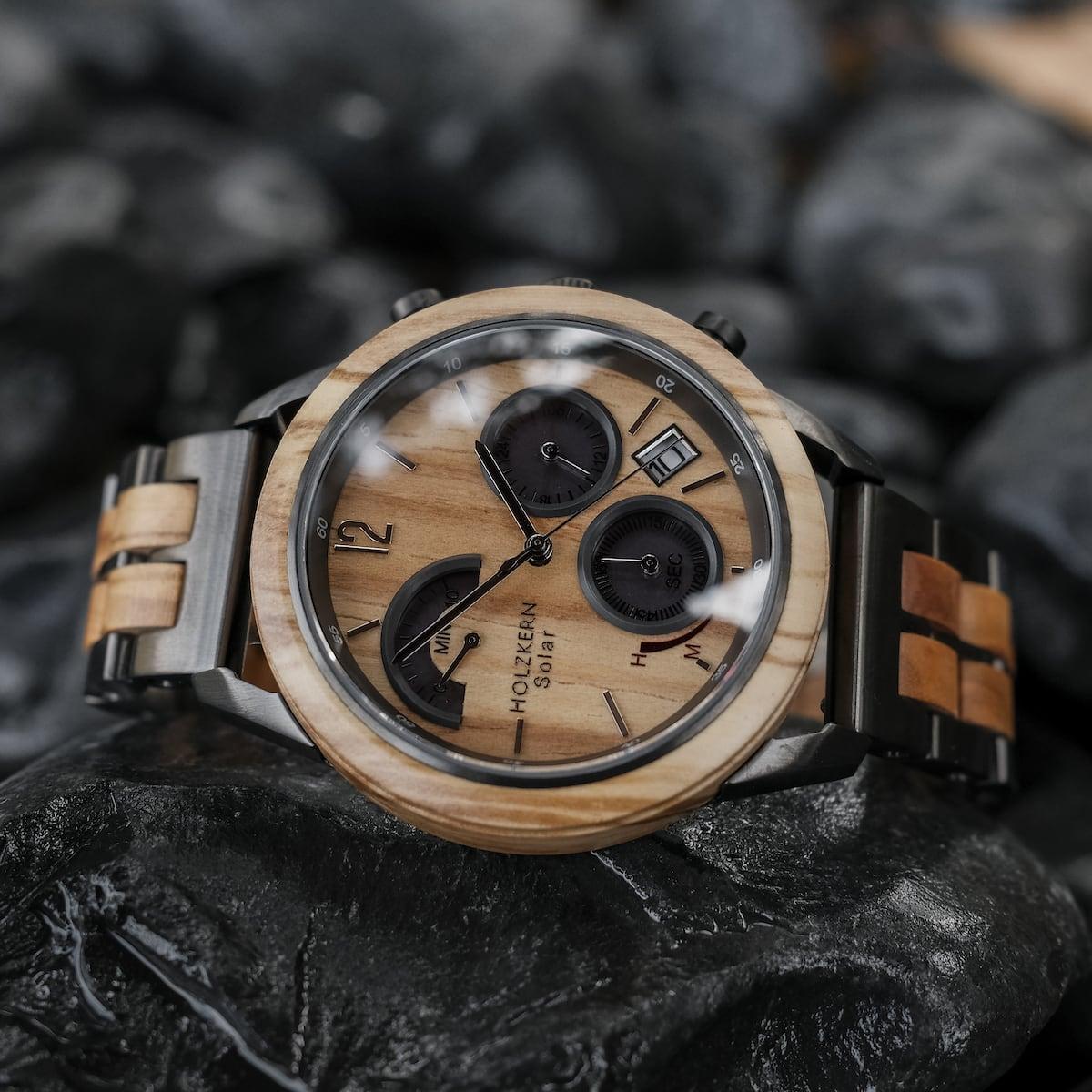 HOLZKERN Gamma Radiance Herren Solar Chronograph
