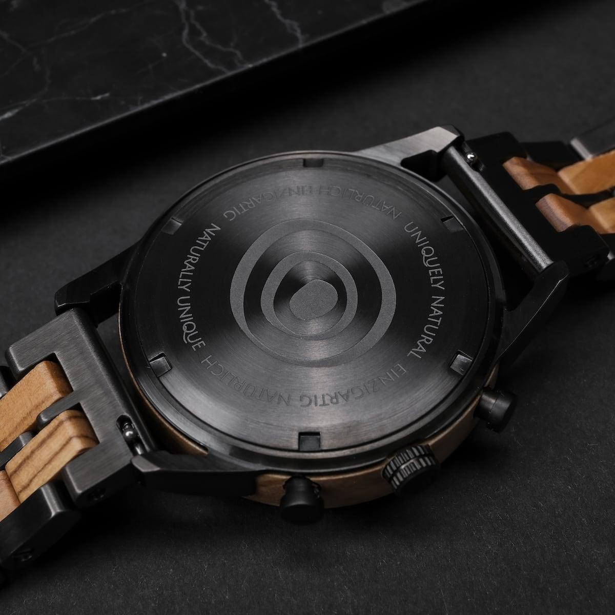 HOLZKERN Gamma Radiance Herren Solar Chronograph