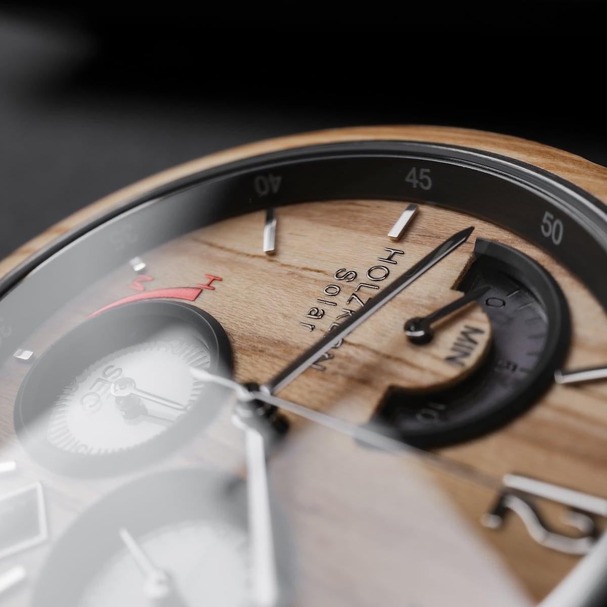 HOLZKERN Gamma Radiance Herren Solar Chronograph