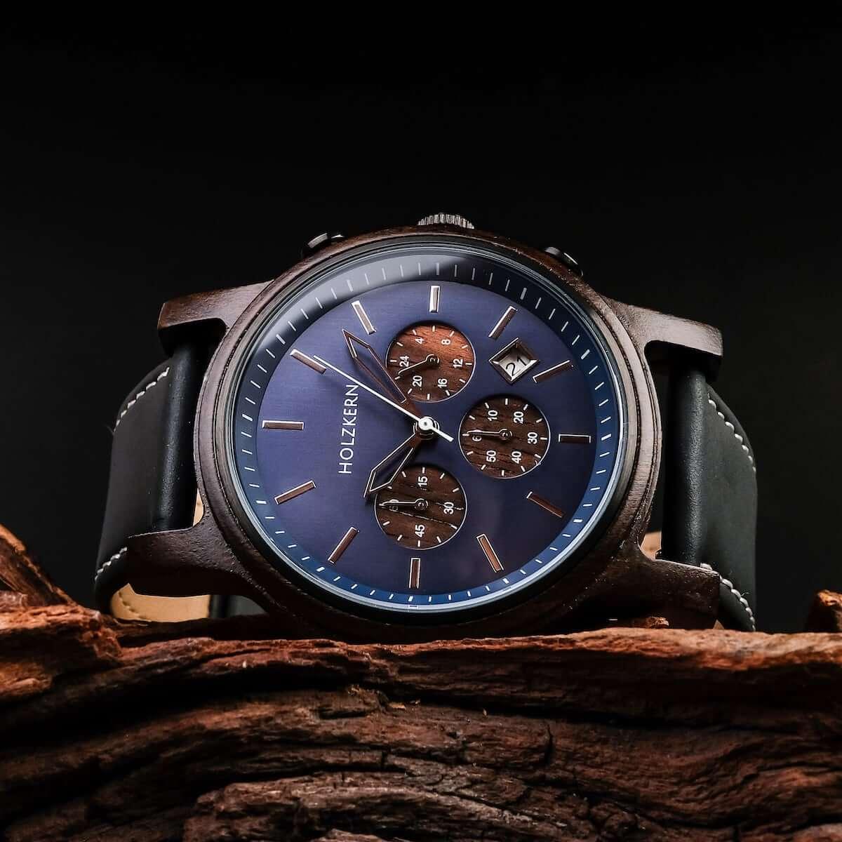 HOLZKERN Gebirgsbach Waldlauf Herren Chronograph