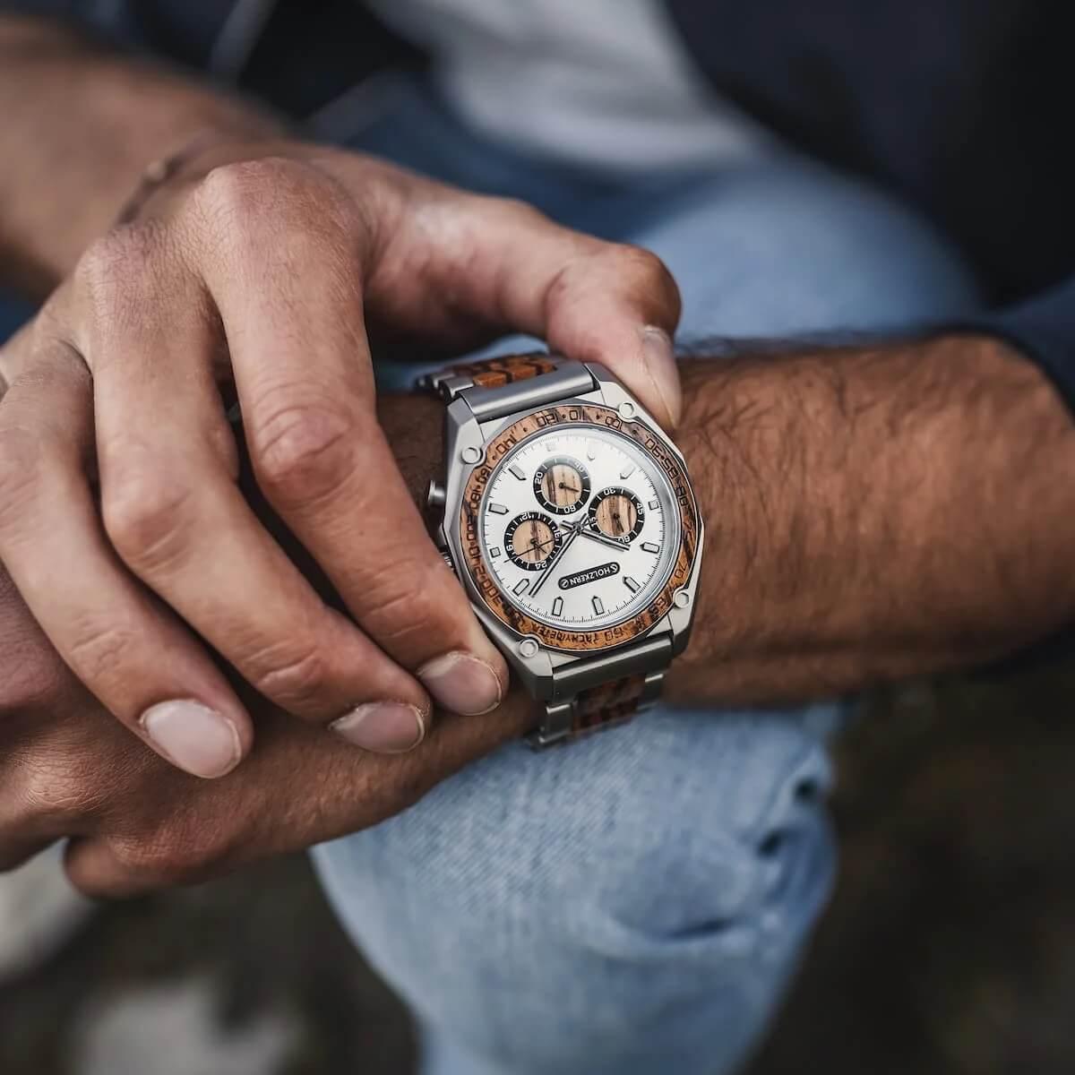 HOLZKERN | Icarus Surmount Herren Chronograph