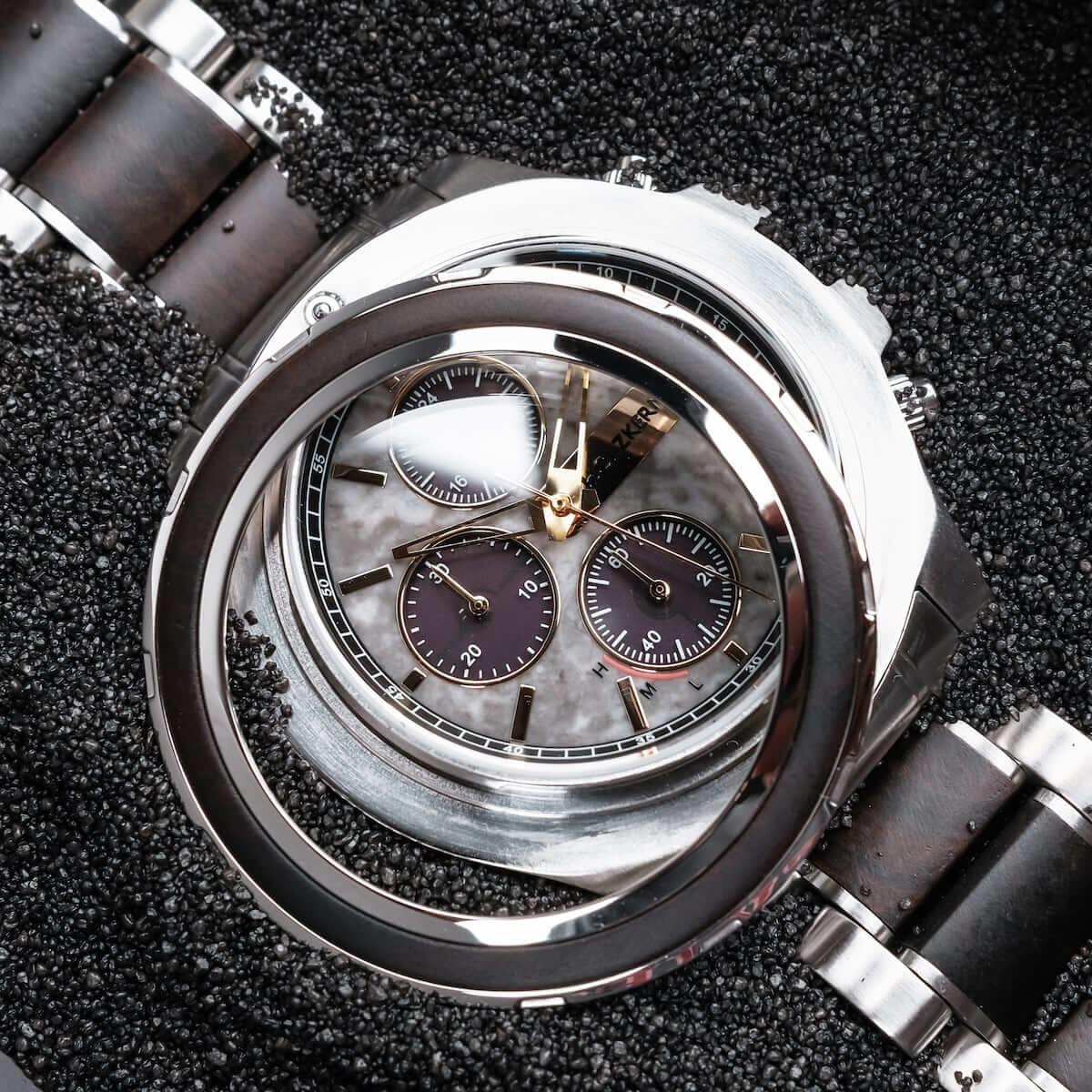 HOLZKERN | Kairo Sundown Herren Solar Chronograph