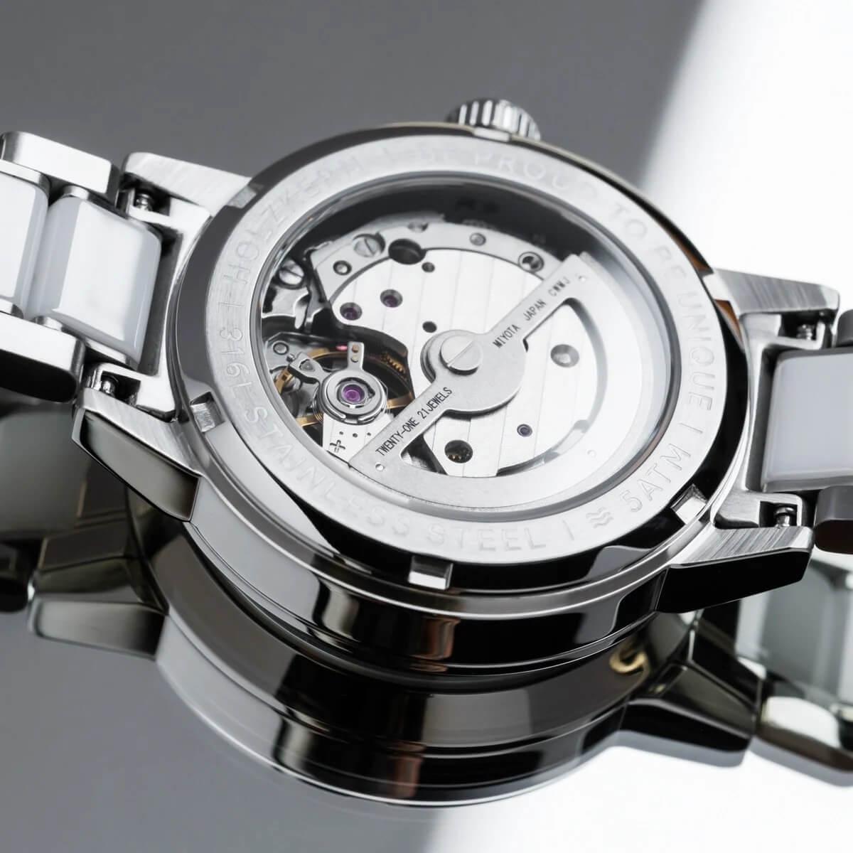 HOLZKERN | Cristals Kaleidoscopic Damen Automatikarmbanduhr