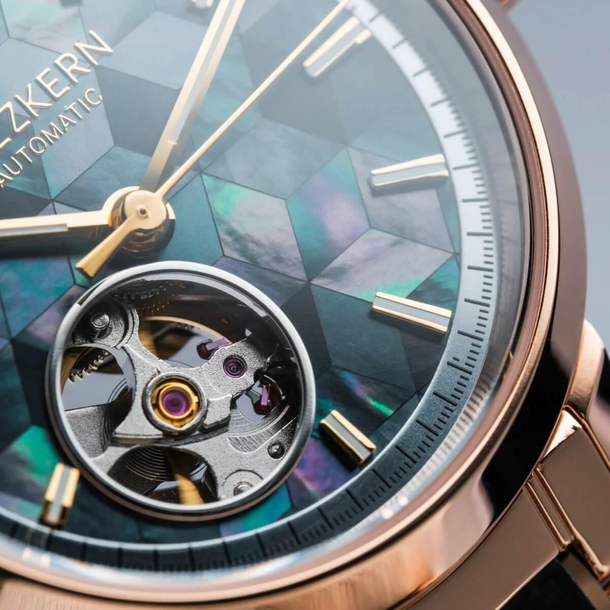 HOLZKERN | Luminaire Kaleidoscopic Damen Automatikarmbanduhr