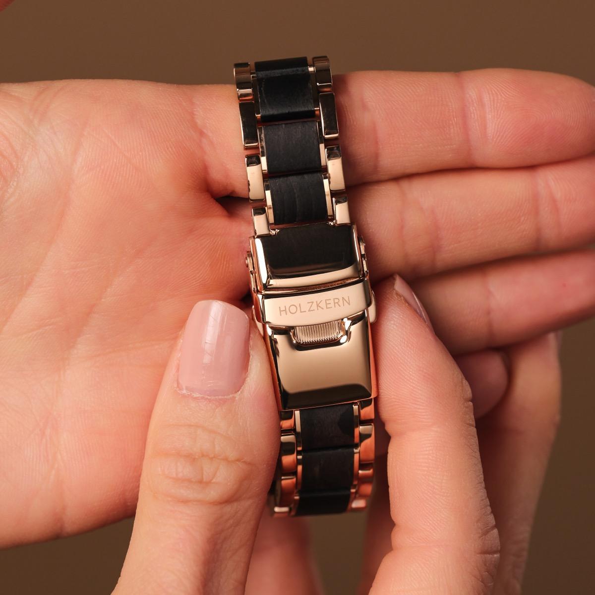 HOLZKERN | Luminaire Kaleidoscopic Damen Automatikarmbanduhr