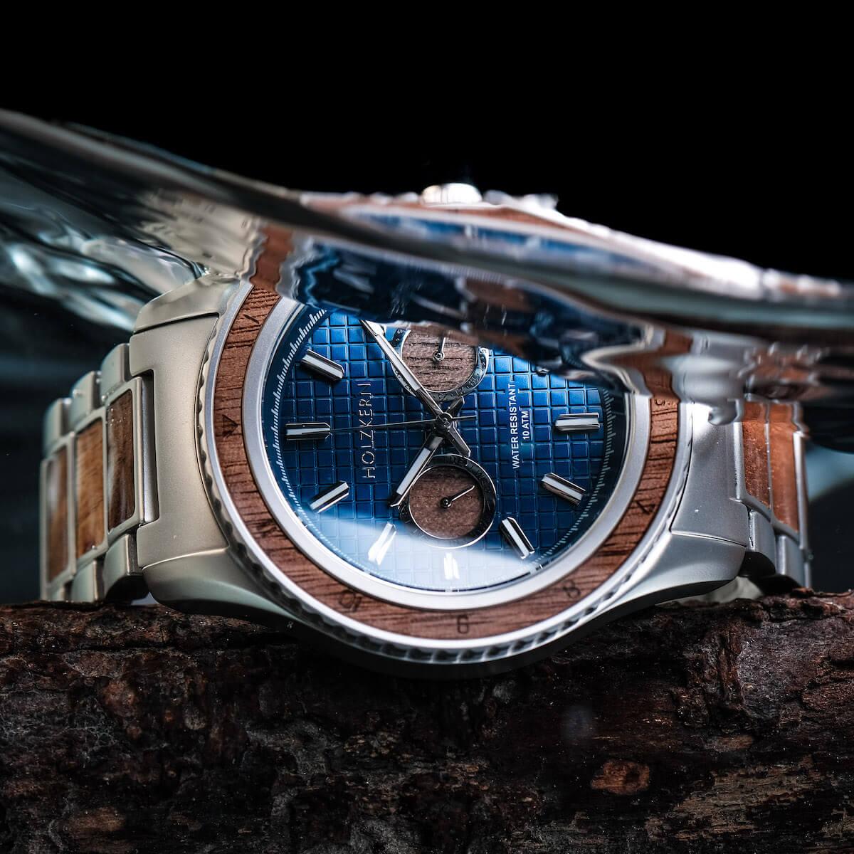 HOLZKERN | Makira Tides Herren Armbanduhr