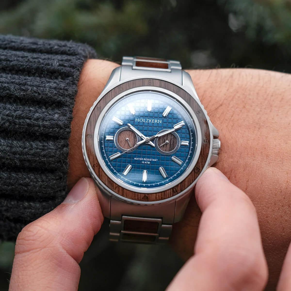 HOLZKERN | Makira Tides Herren Armbanduhr