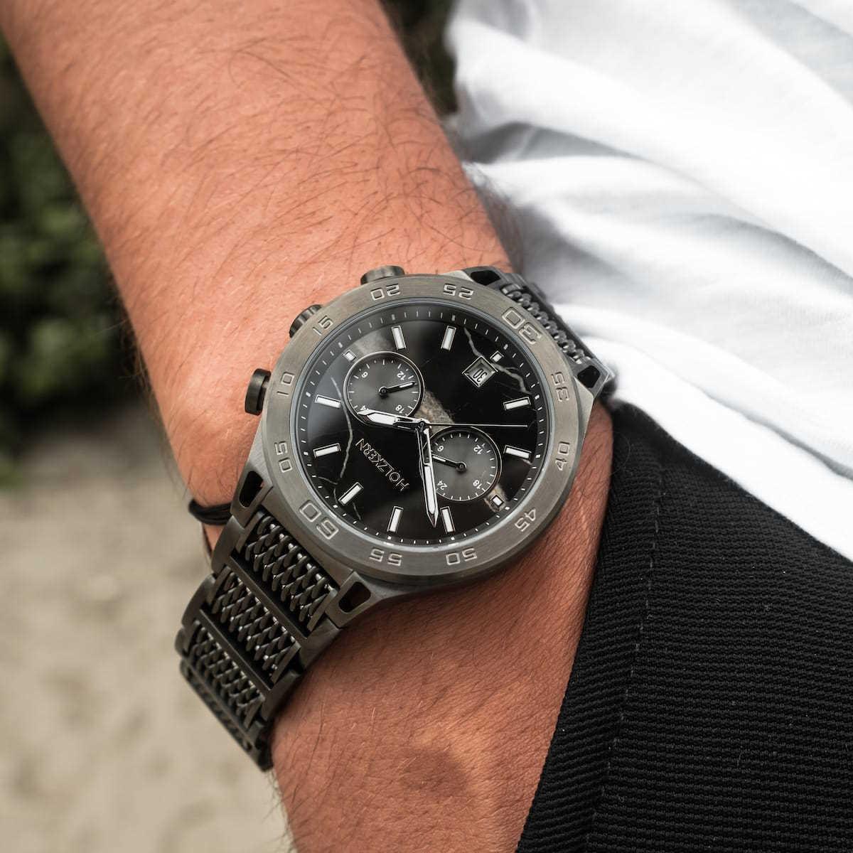 HOLZKERN | Manuna Nightfall Herrenarmbanduhr