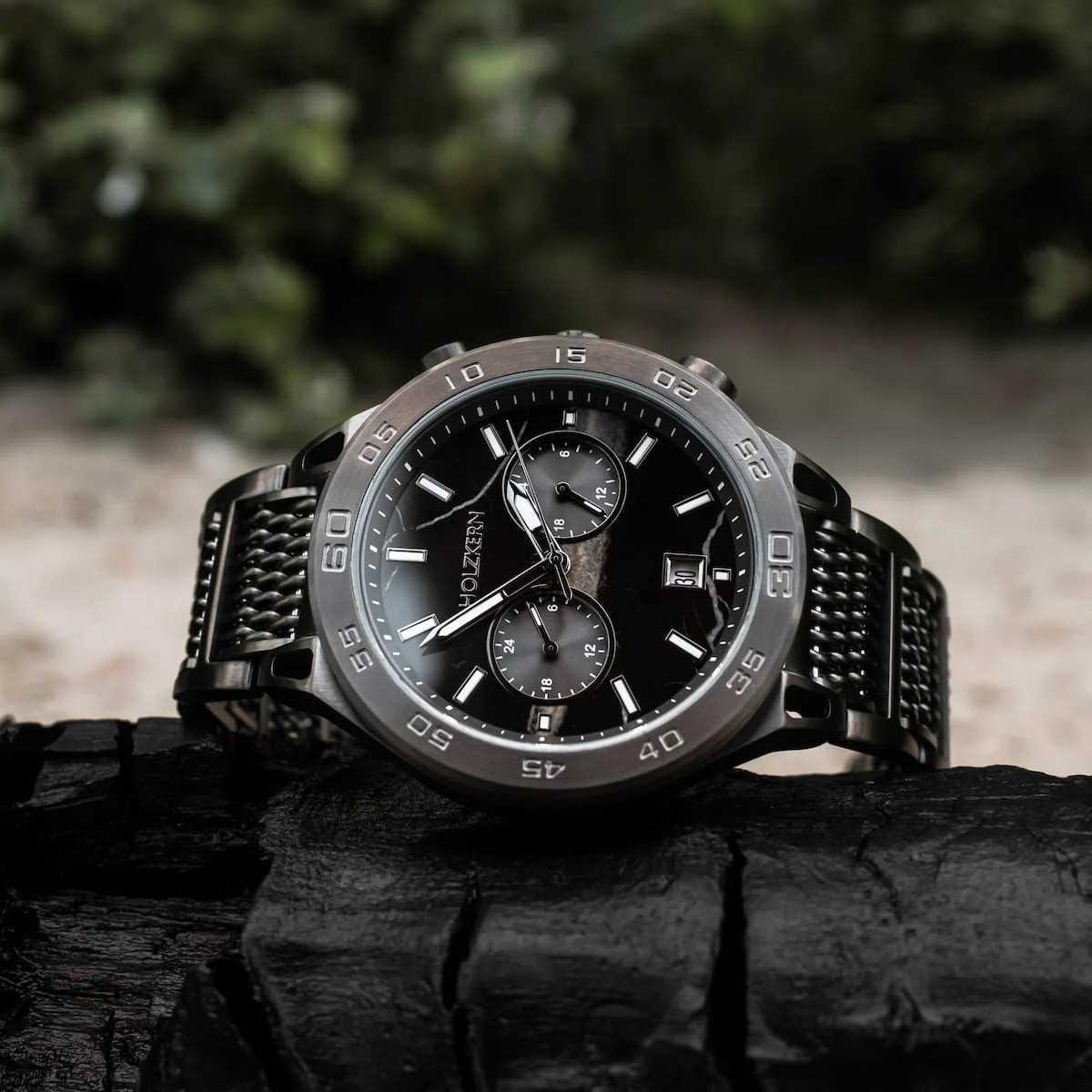 HOLZKERN | Manuna Nightfall Herrenarmbanduhr