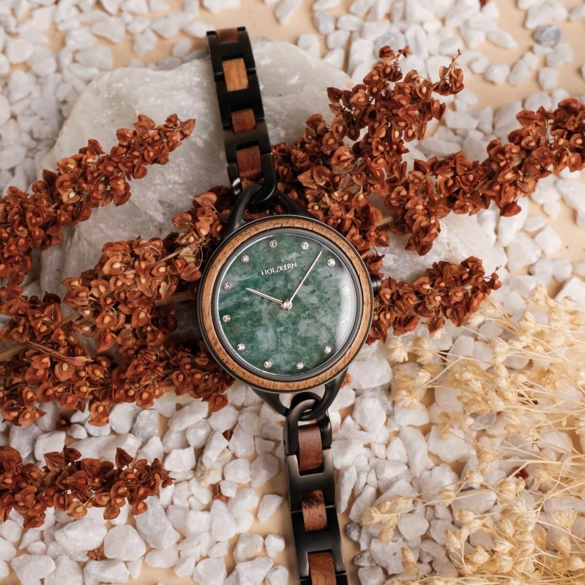 HOLZKERN | Melisse Fragrancy Damen Holzarmbanduhr