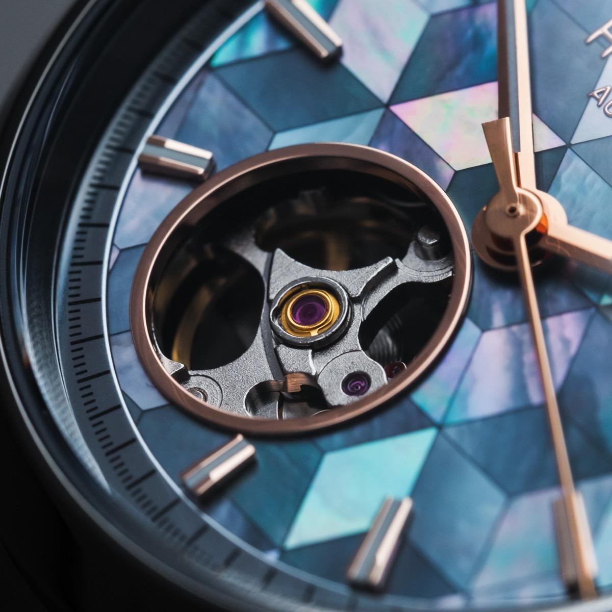 HOLZKERN | Mirrordance Kaleidoscopic Damen Automatikarmbanduhr
