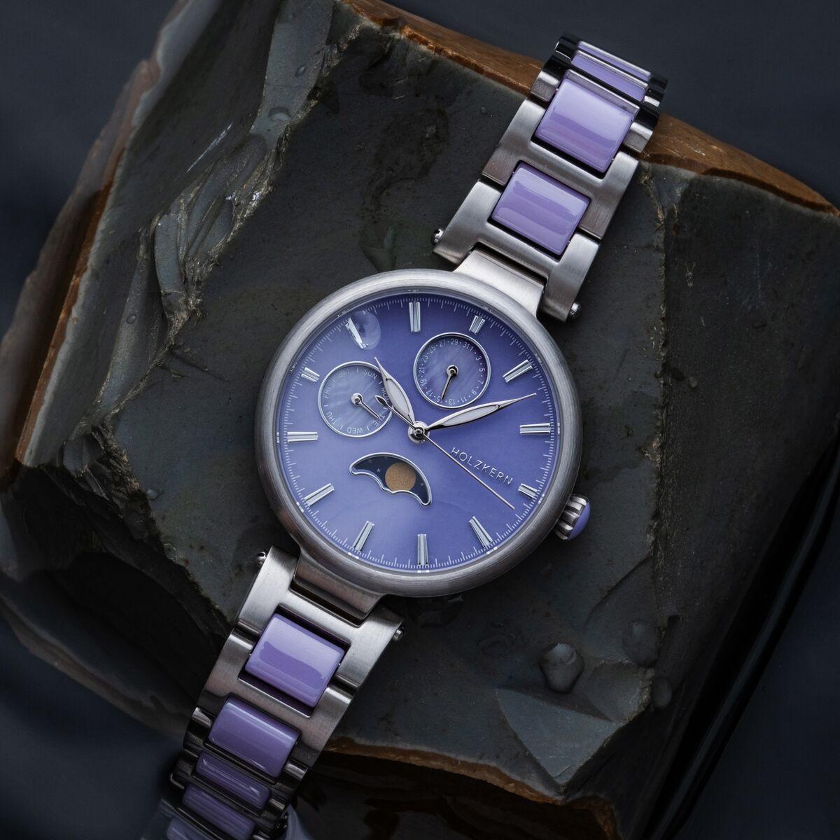 HOLZKERN | Moonbow Damen Armbanduhr (Gerais / Keramik)