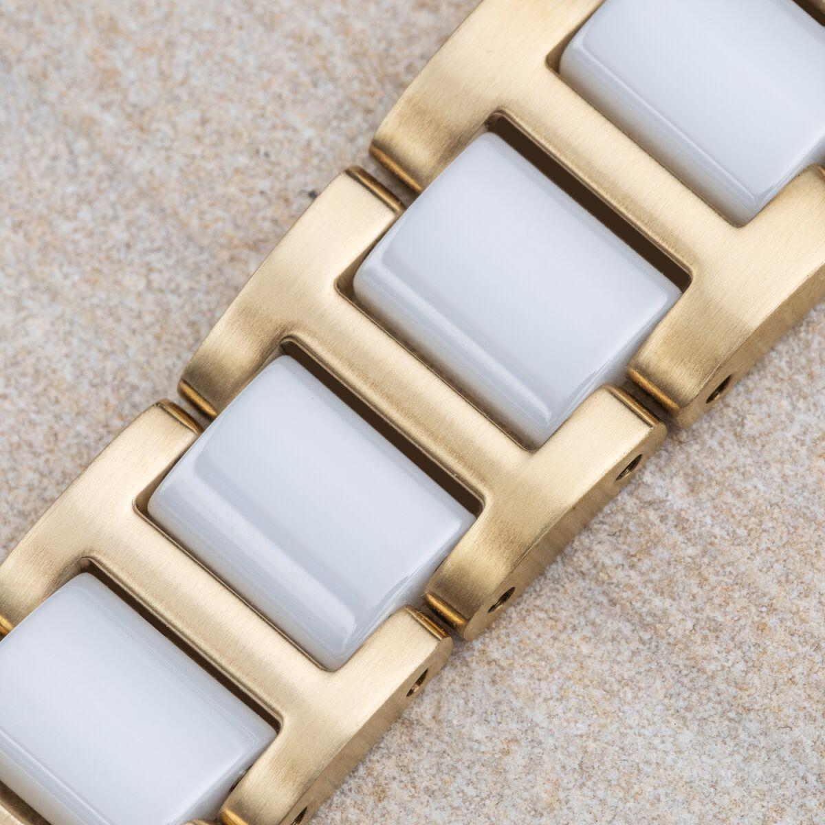 HOLZKERN | Moonbow Damen Armbanduhr (Marmor / Keramik)