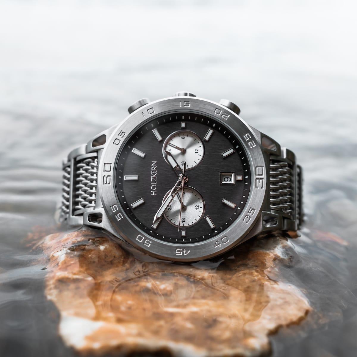 HOLZKERN | Nyord Nightfall Herrenarmbanduhr
