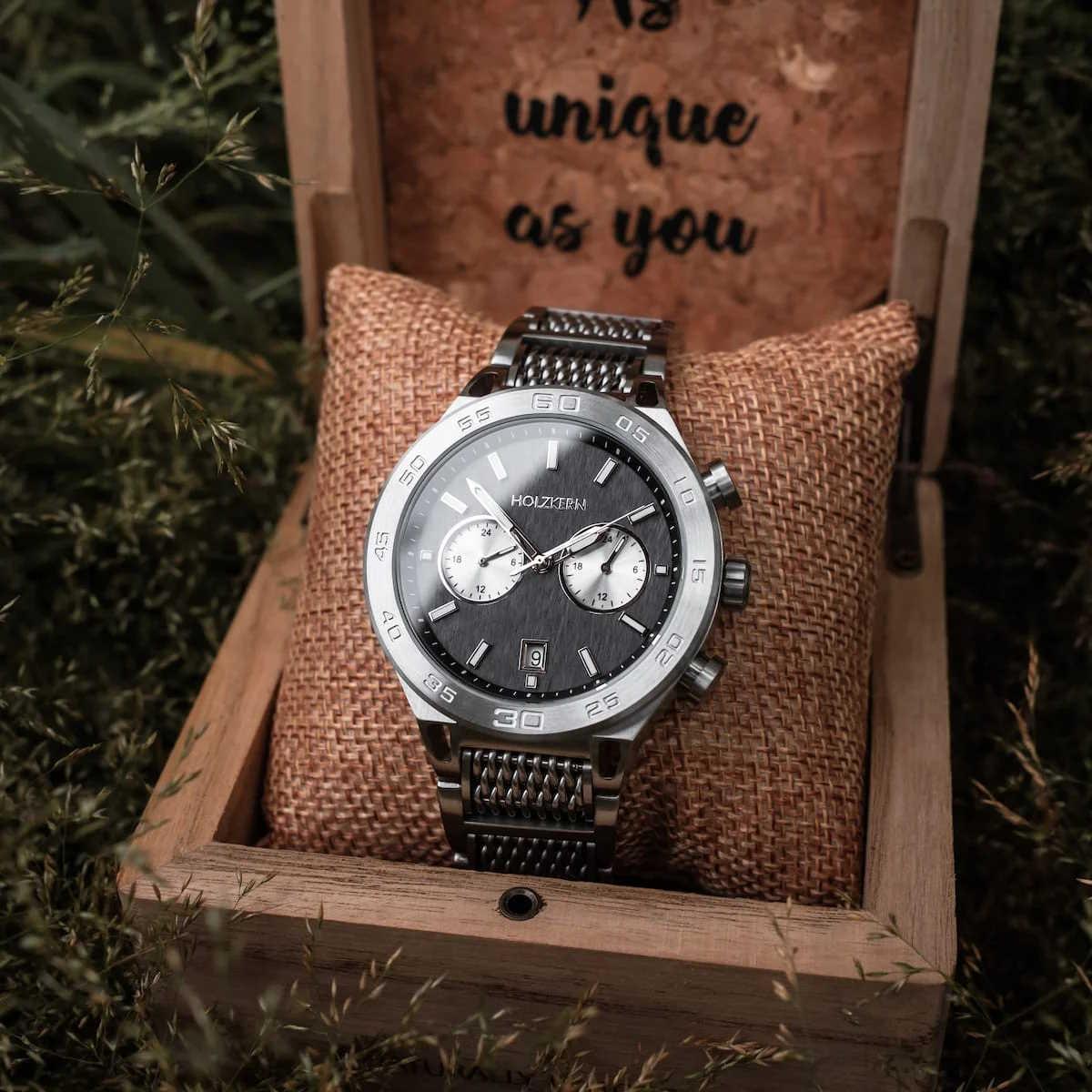HOLZKERN | Nyord Nightfall Herrenarmbanduhr