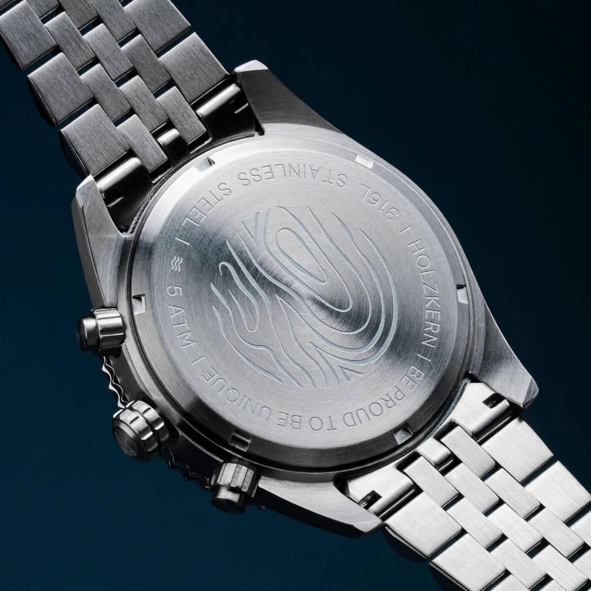 HOLZKERN | Openhorizon Herren Chronograph (blau)