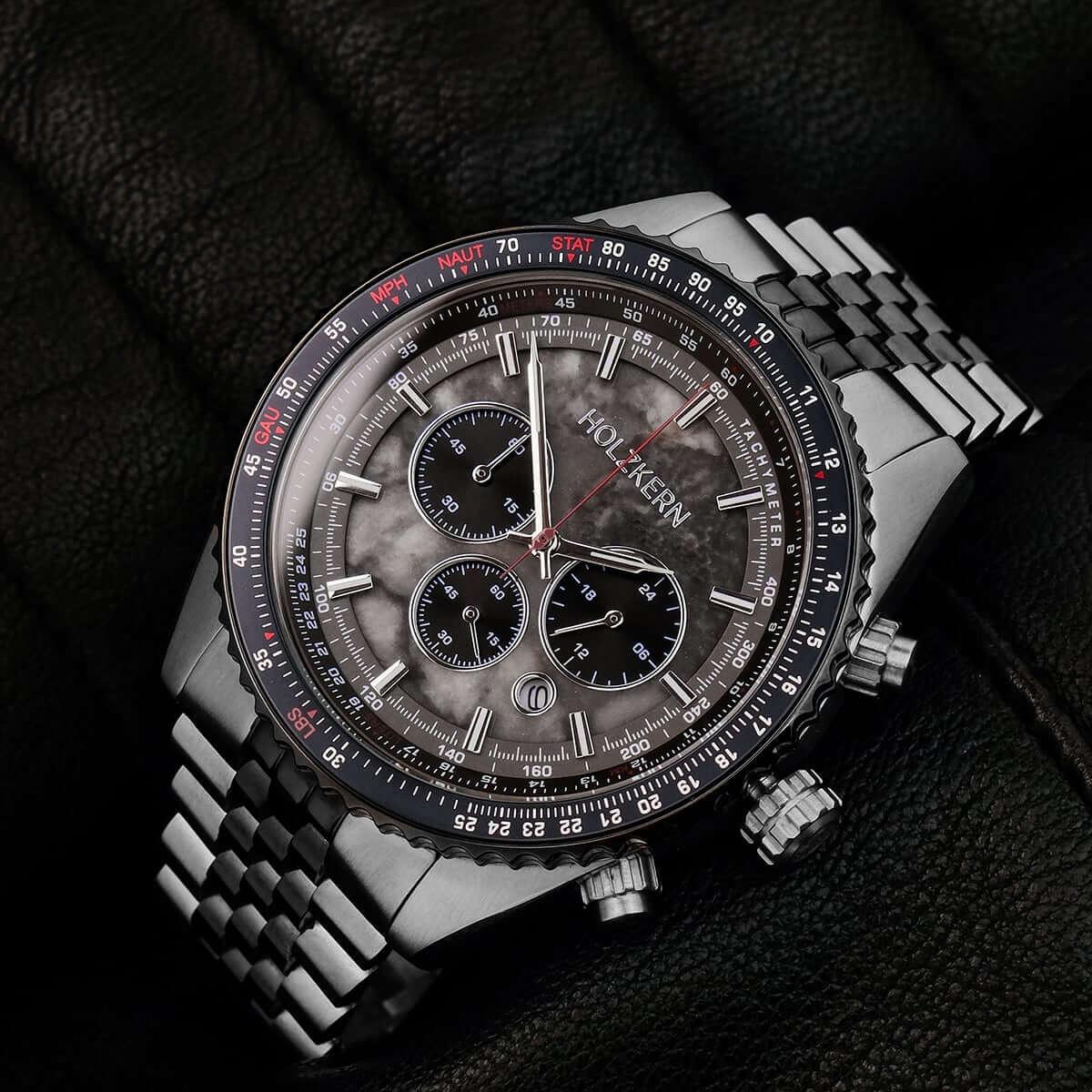 HOLZKERN | Openhorizon Herren Chronograph (dunkelgrau)