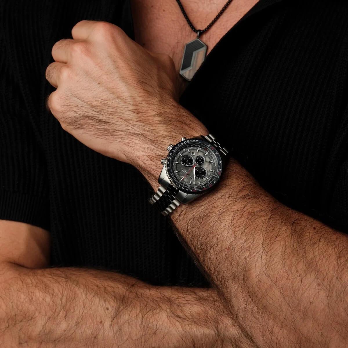 HOLZKERN | Openhorizon Herren Chronograph (dunkelgrau)