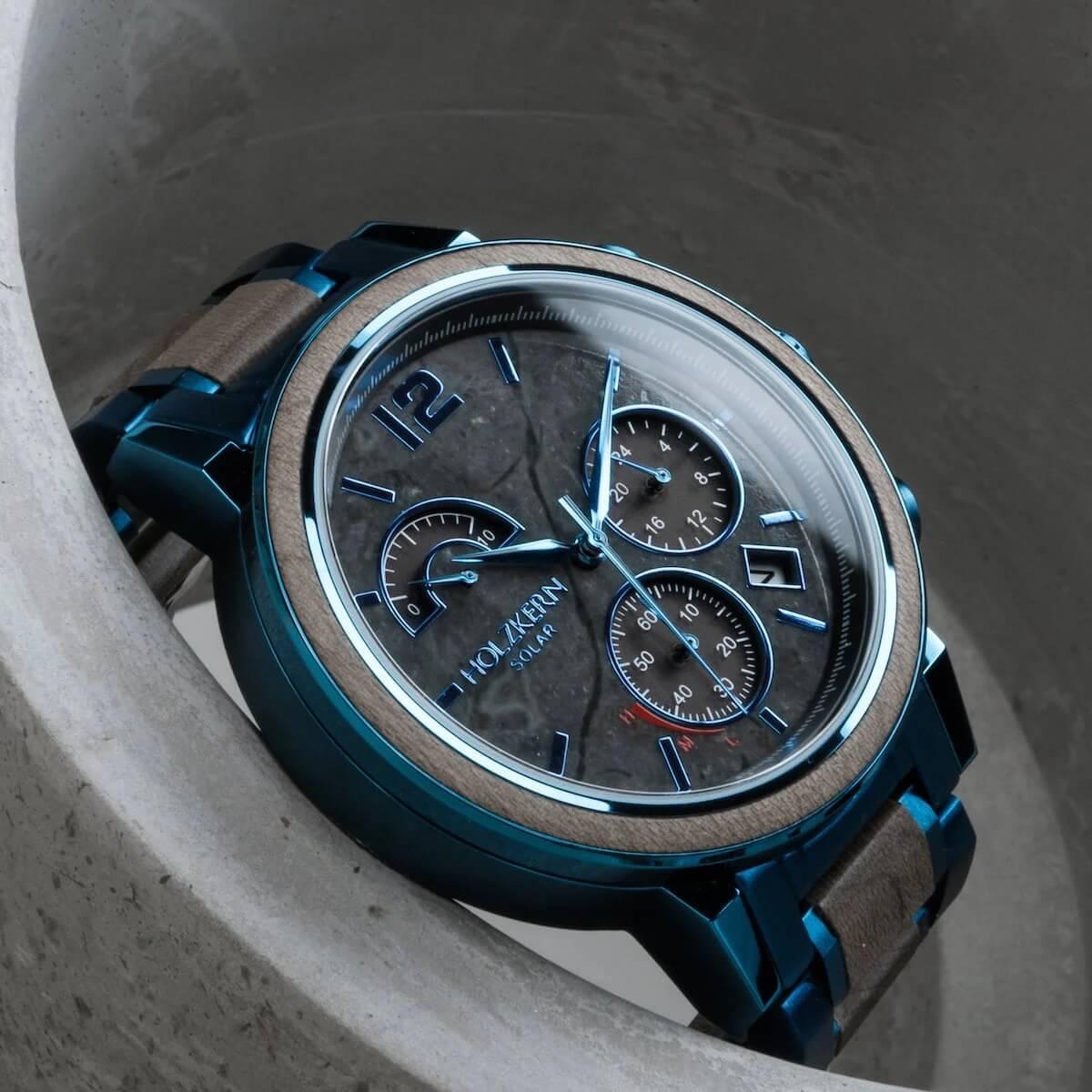 HOLZKERN | Oscillation Irradiance Herren Solar Chronograph