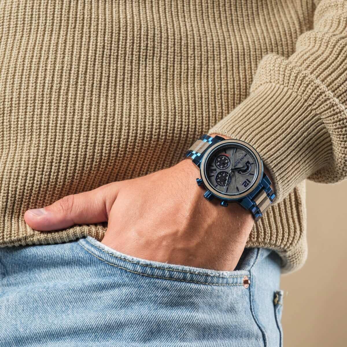 HOLZKERN | Oscillation Irradiance Herren Solar Chronograph