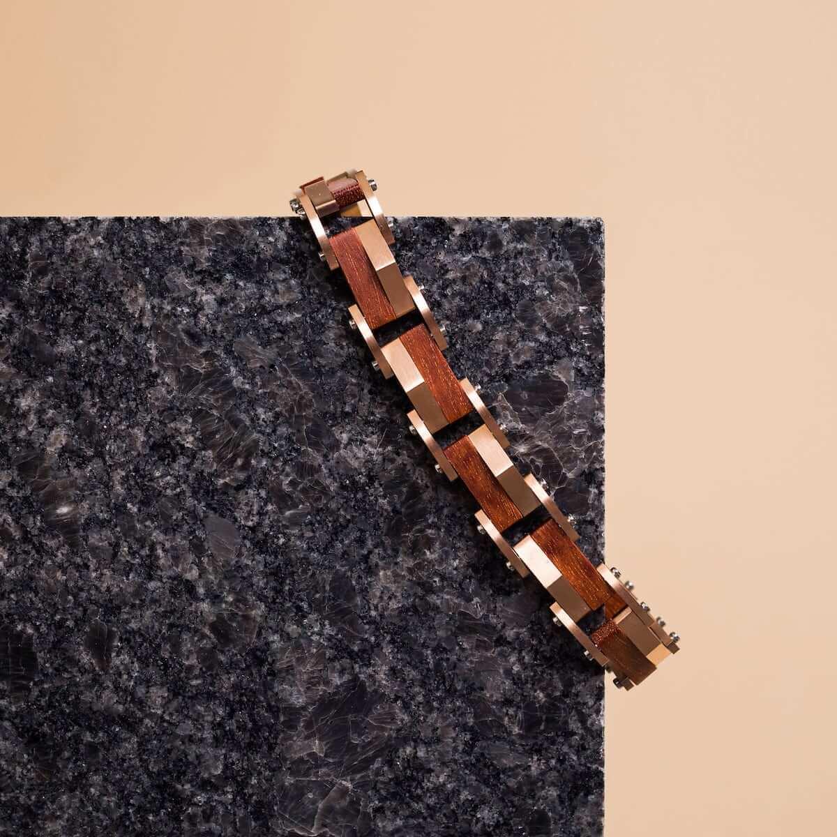 HOLZKERN | Bandlett Pizzicato (Padoukholz / Roségold)