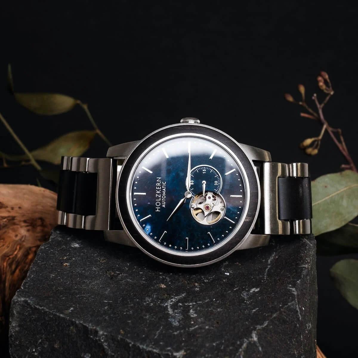 HOLZKERN Singapur Skyline Herren Automatikuhr HOLZKERN Singapur Skyline Herren Automatikuhr