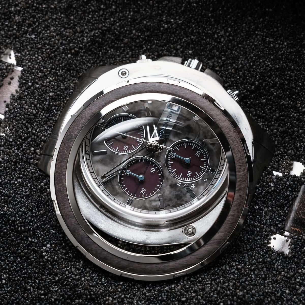 HOLZKERN | Skye Sundown Herren Solar Chronograph