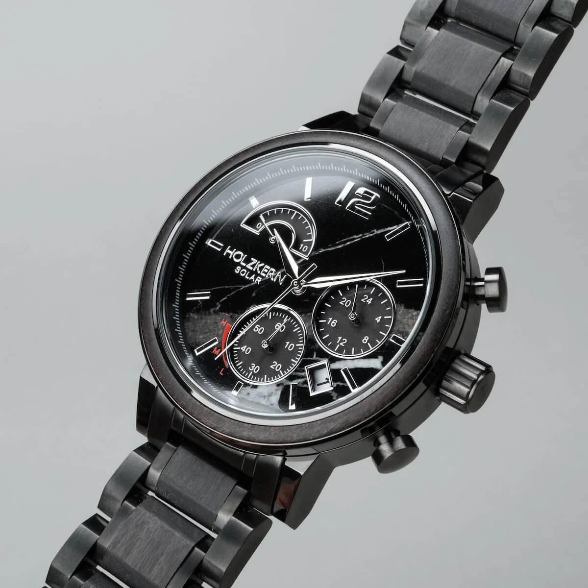 HOLZKERN | Solenoid Irradiance Herren Solar Chronograph