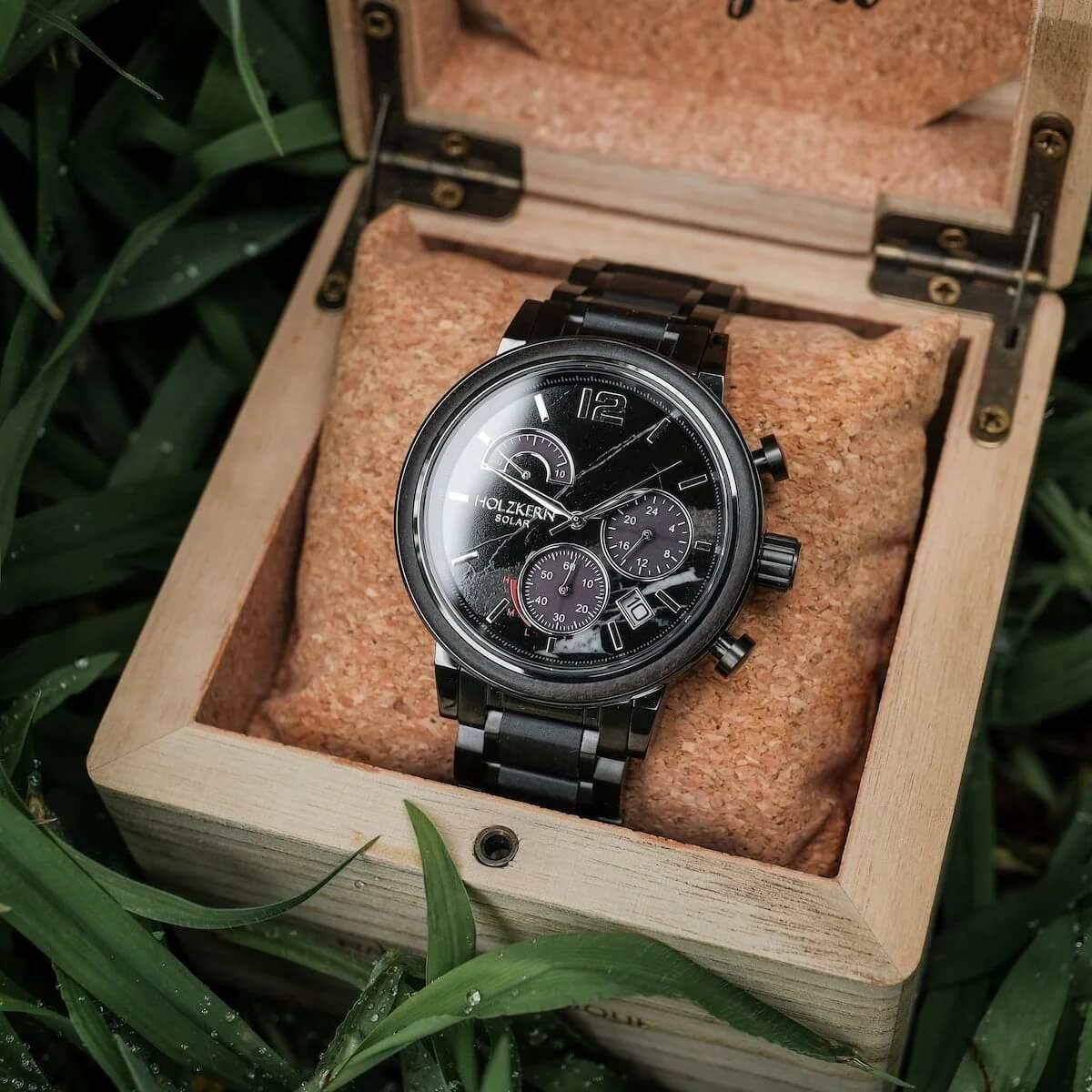 HOLZKERN | Solenoid Irradiance Herren Solar Chronograph