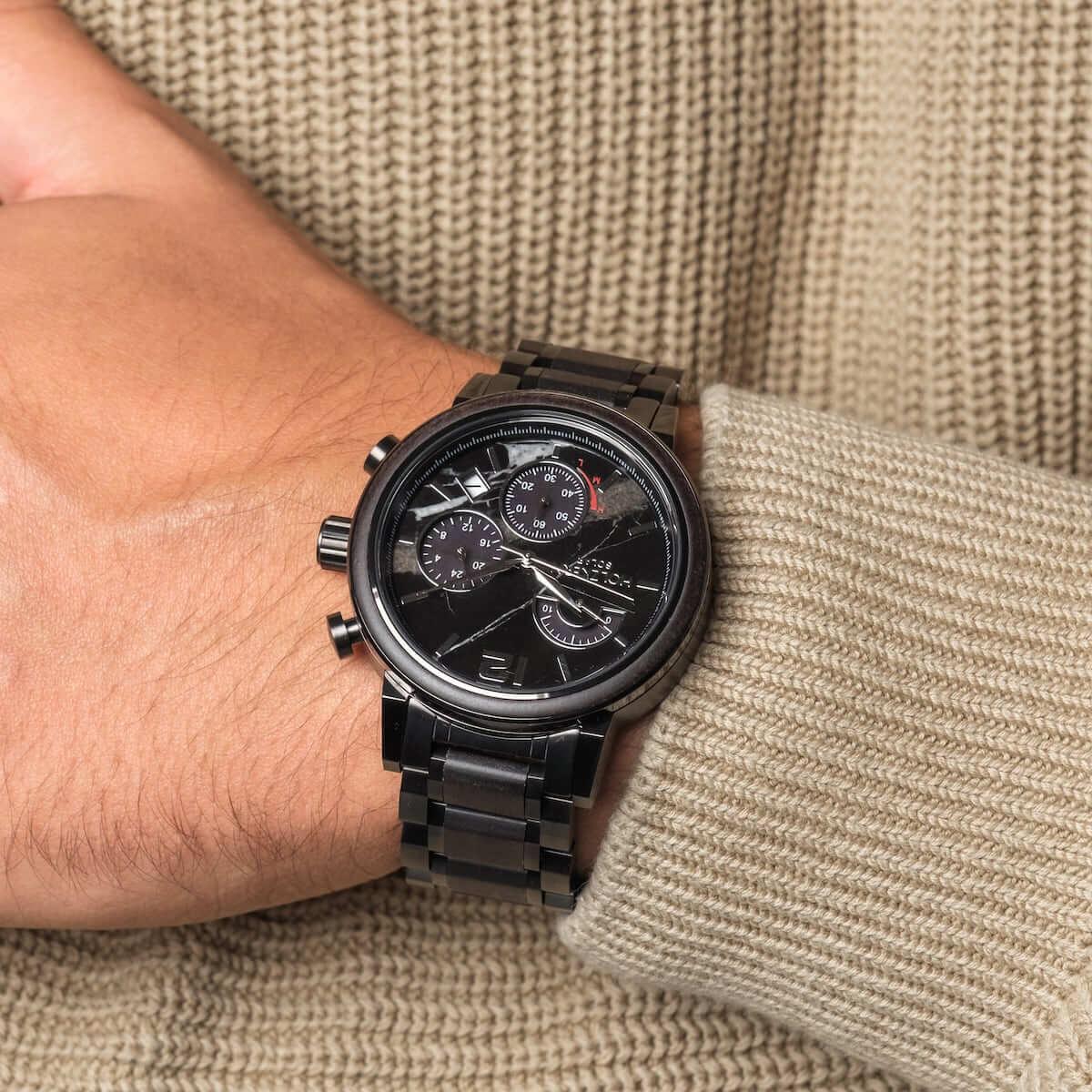 HOLZKERN | Solenoid Irradiance Herren Solar Chronograph