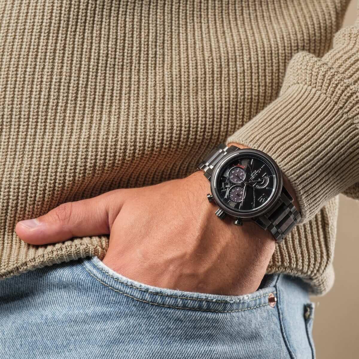 HOLZKERN | Solenoid Irradiance Herren Solar Chronograph