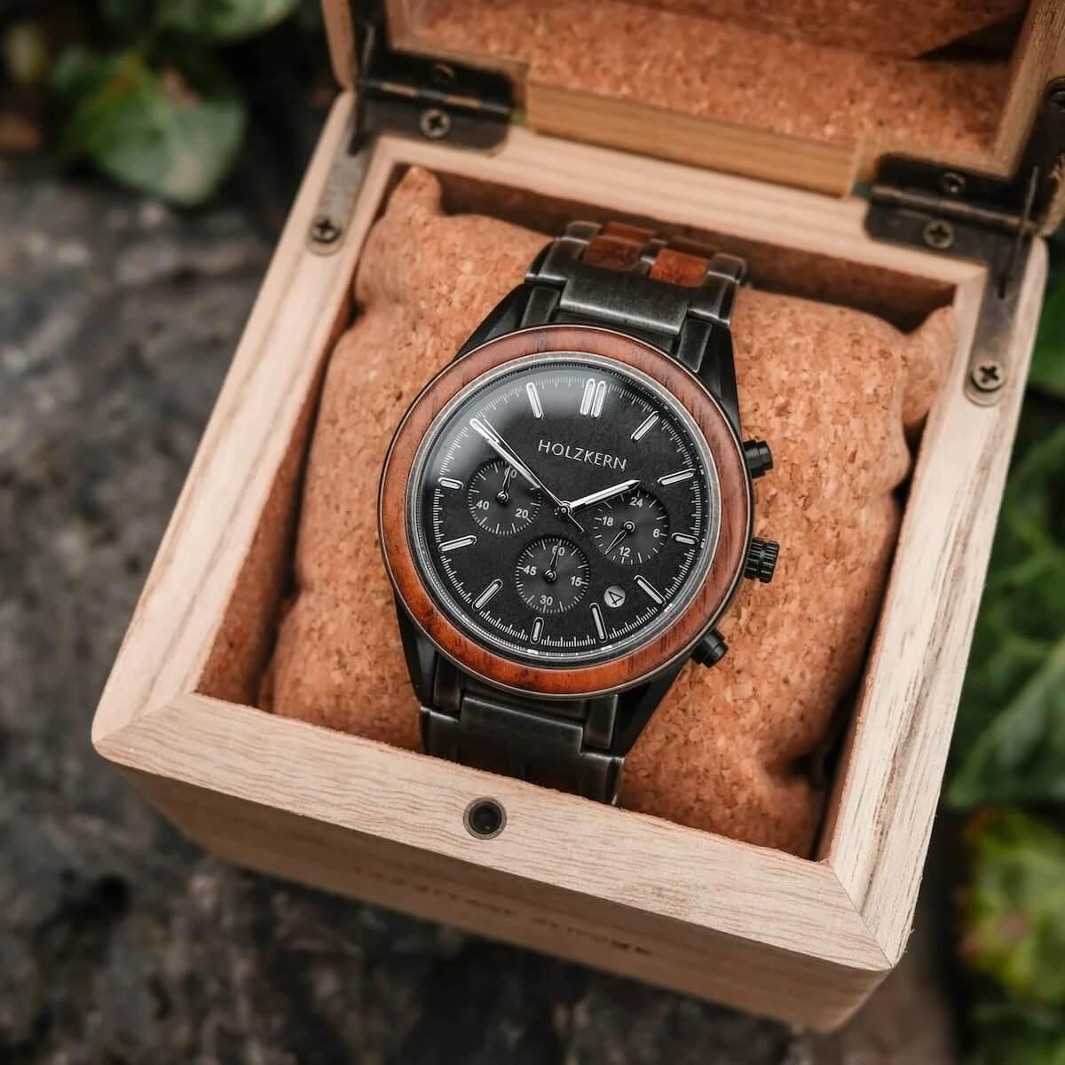 HOLZKERN | Spacewalk Night Sky Herren Chronograph