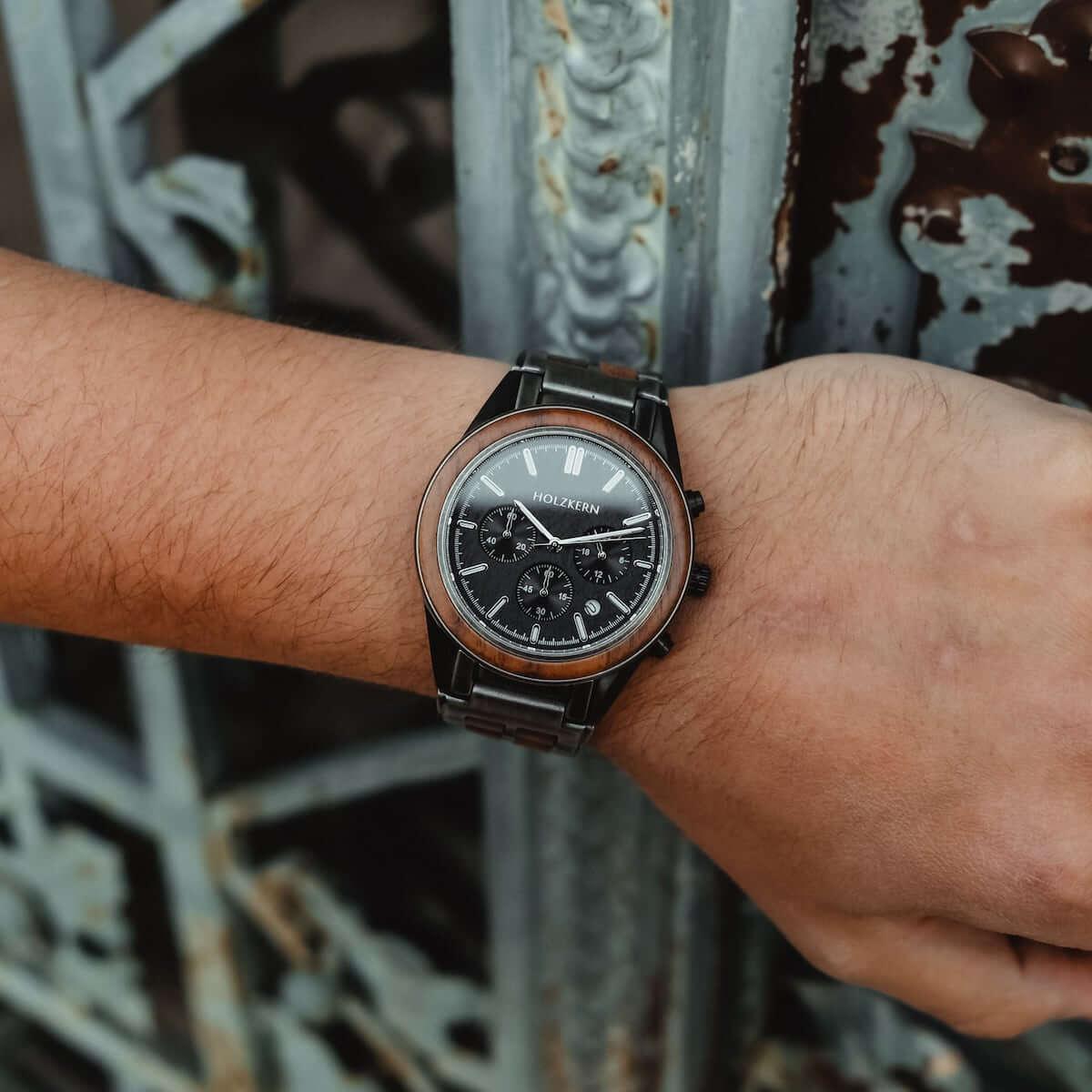 HOLZKERN | Spacewalk Night Sky Herren Chronograph