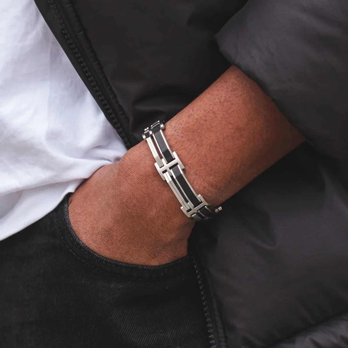 HOLZKERN | Staccato (Ahornholz / Silber) Bandlet