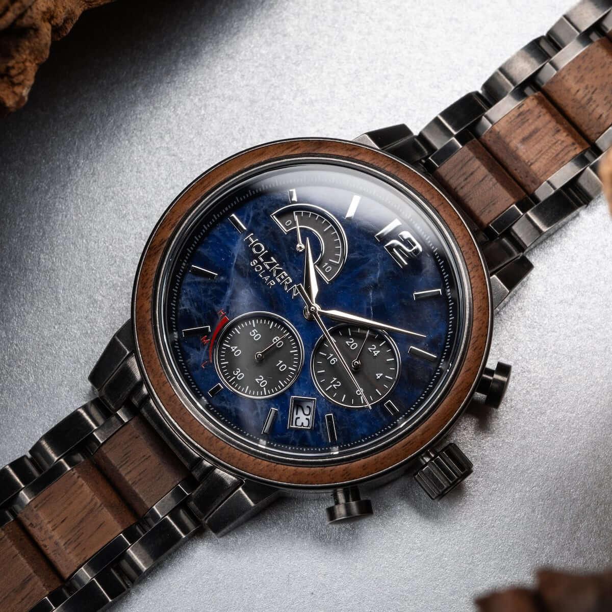 HOLZKERN | Syntonize Irradiance Herren Solar Chronograph