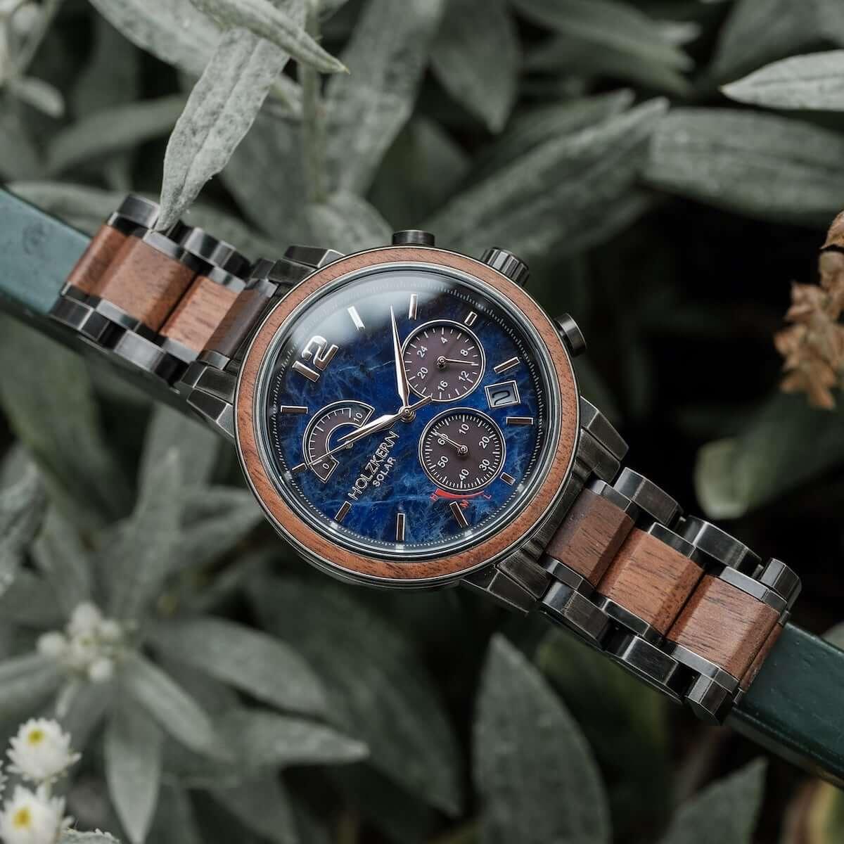 HOLZKERN | Syntonize Irradiance Herren Solar Chronograph