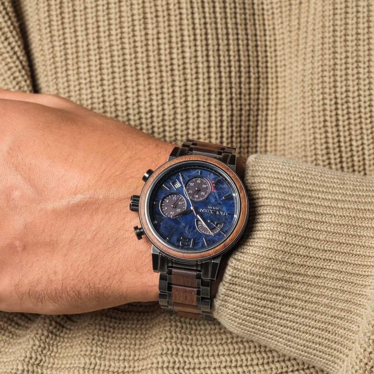 HOLZKERN | Syntonize Irradiance Herren Solar Chronograph
