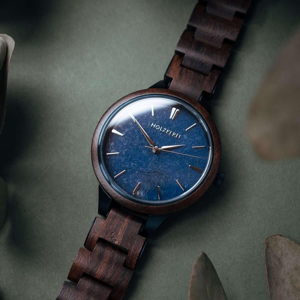 HOLZKERN | Titus Empire Damen Herren Holzarmbanduhr