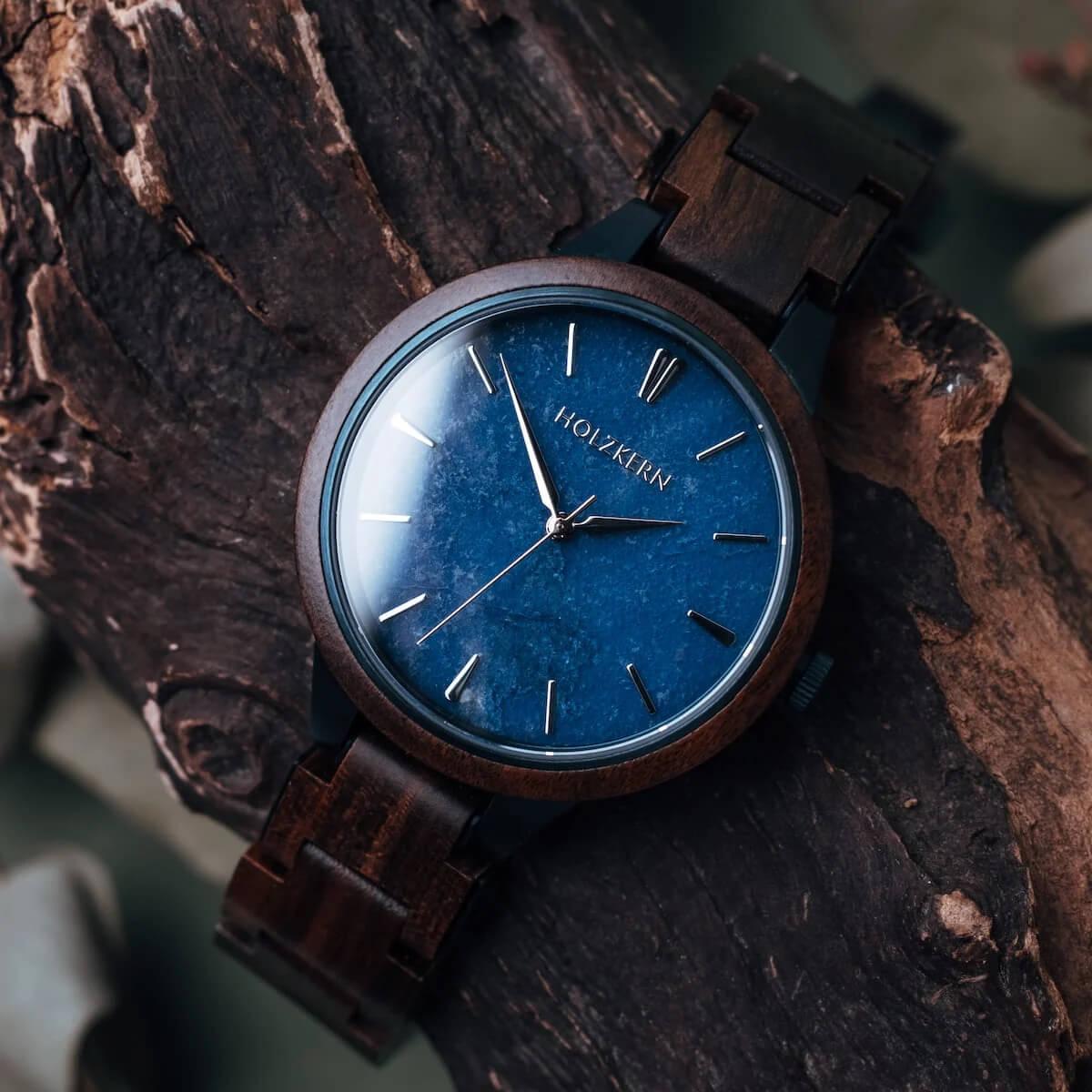 HOLZKERN | Titus Empire Damen Herren Holzarmbanduhr