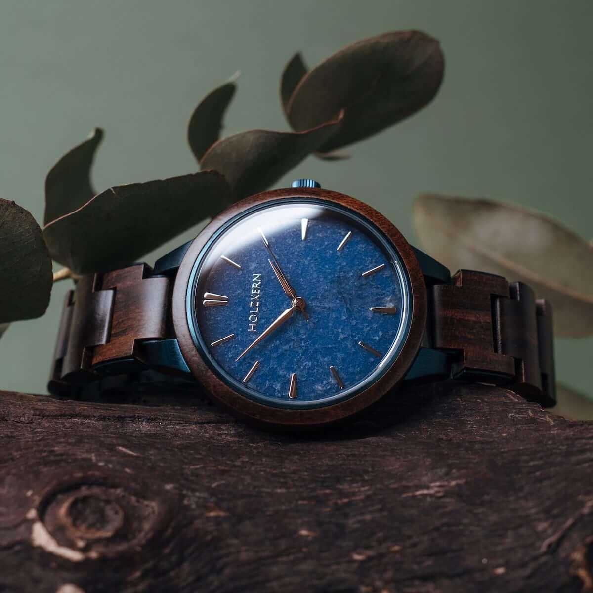 HOLZKERN | Titus Empire Damen Herren Holzarmbanduhr