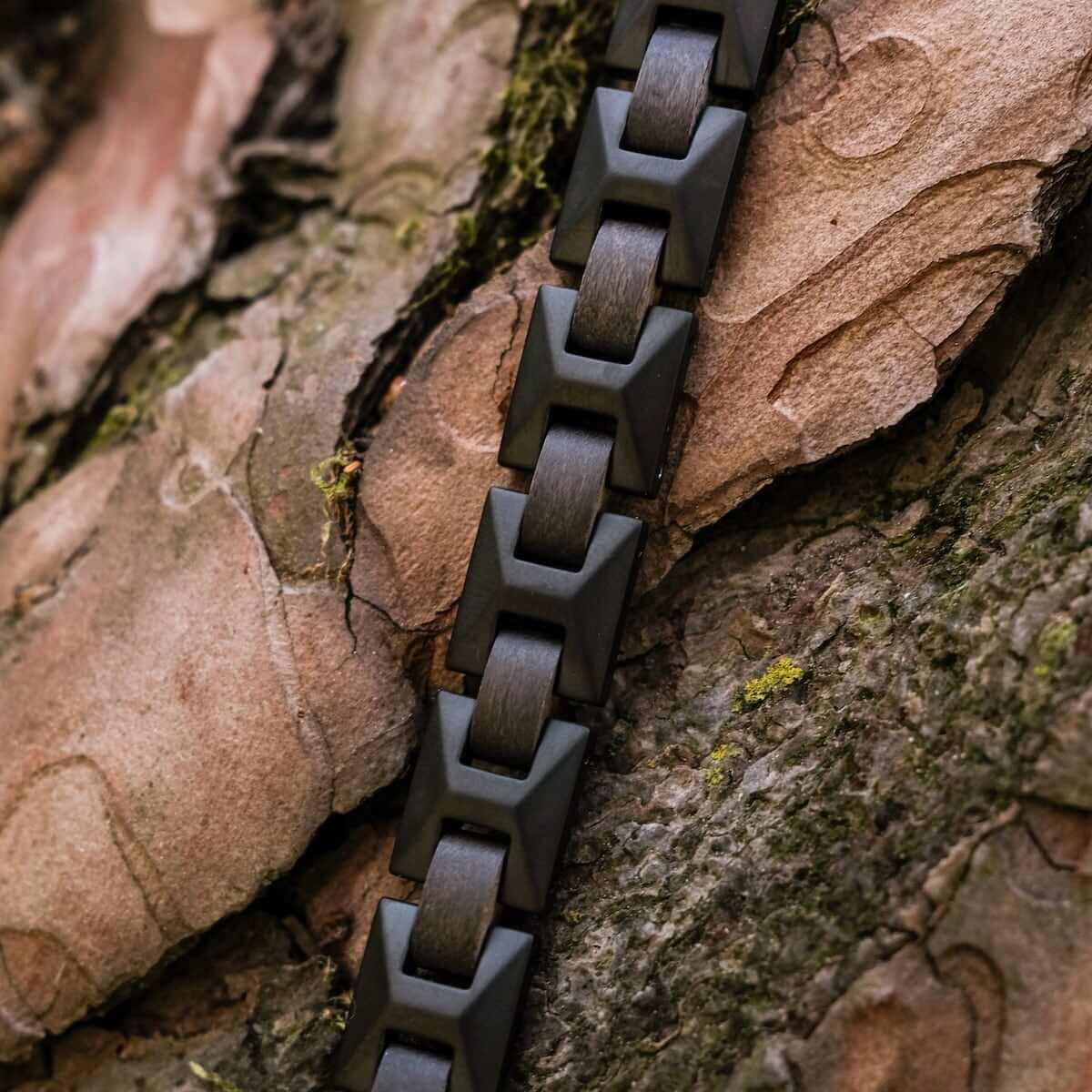 HOLZKERN | Armband Bandlett Verismo (Ahorn / Schwarz)