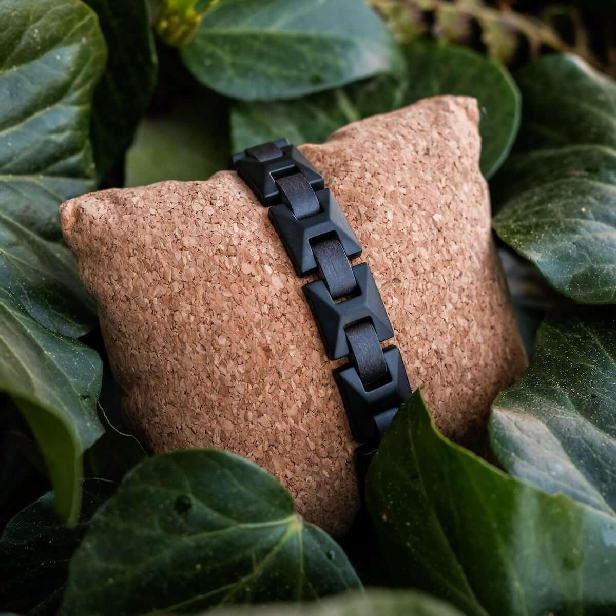 HOLZKERN | Armband Bandlett Verismo (Ahorn / Schwarz)