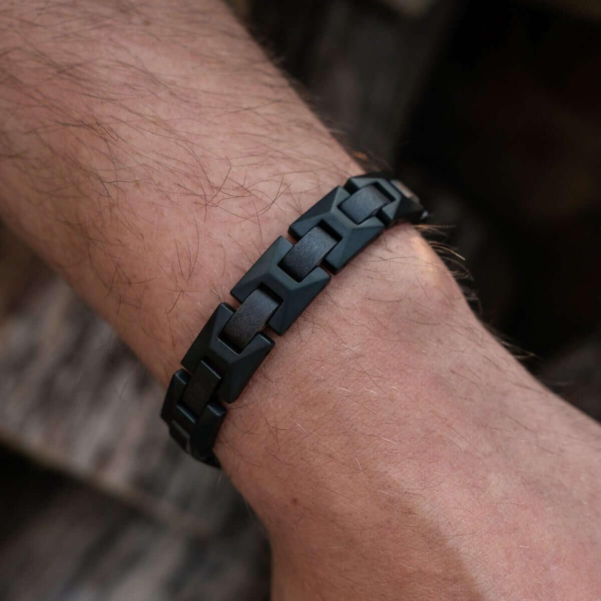 HOLZKERN | Armband Bandlett Verismo (Ahorn / Schwarz)