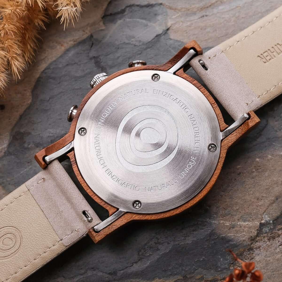 HOLZKERN Waldweg Waldlauf Herren Chronograph