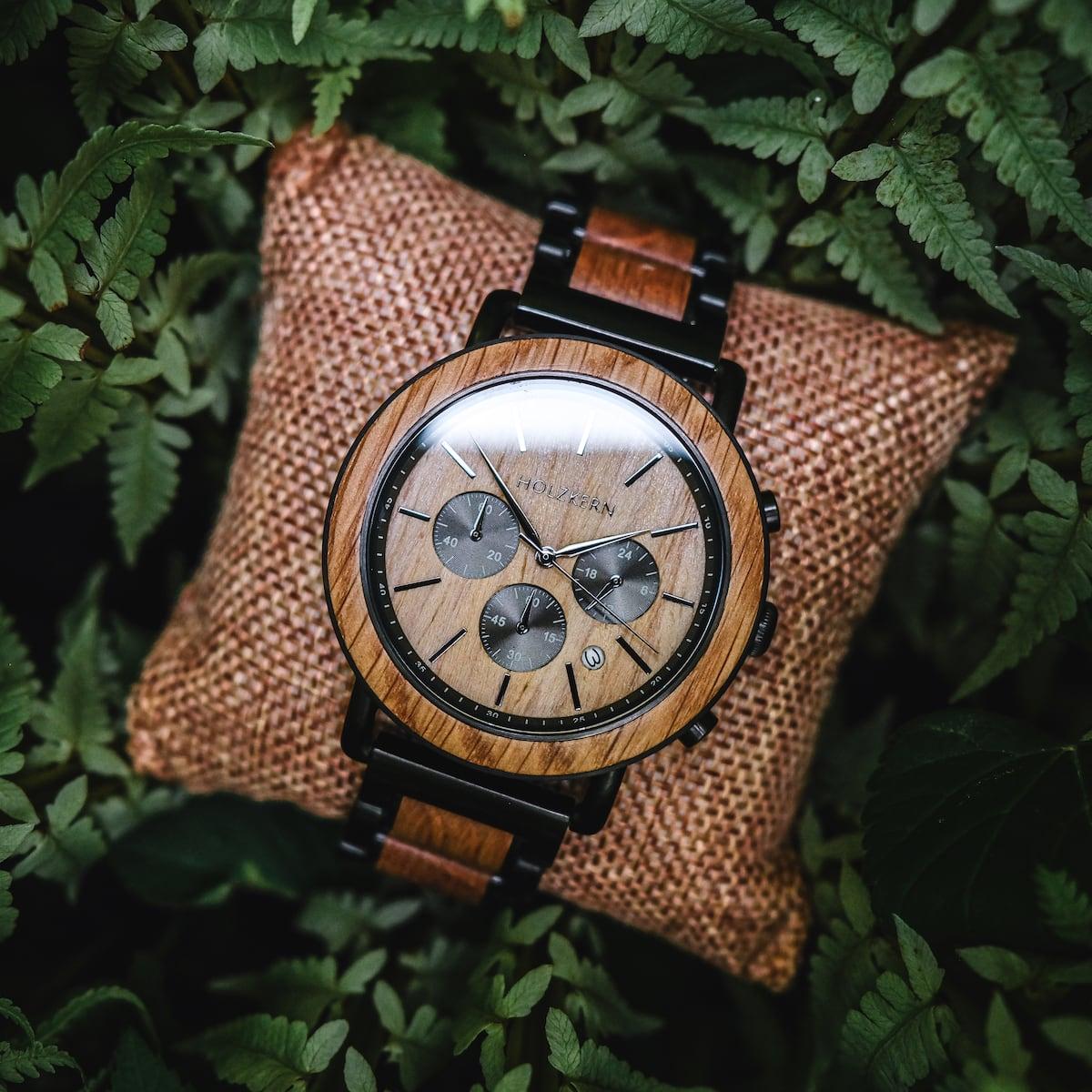 HOLZKERN Whakaari Volcano Herren Chronograph