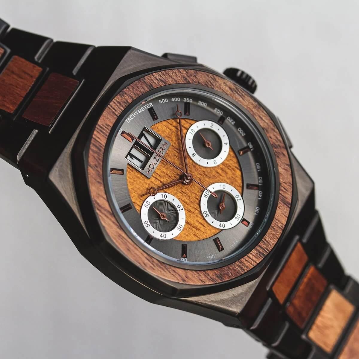 HOLZKERN | Zephyr Railway Herren Chronograph