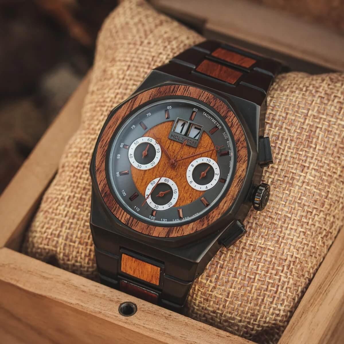 HOLZKERN | Zephyr Railway Herren Chronograph