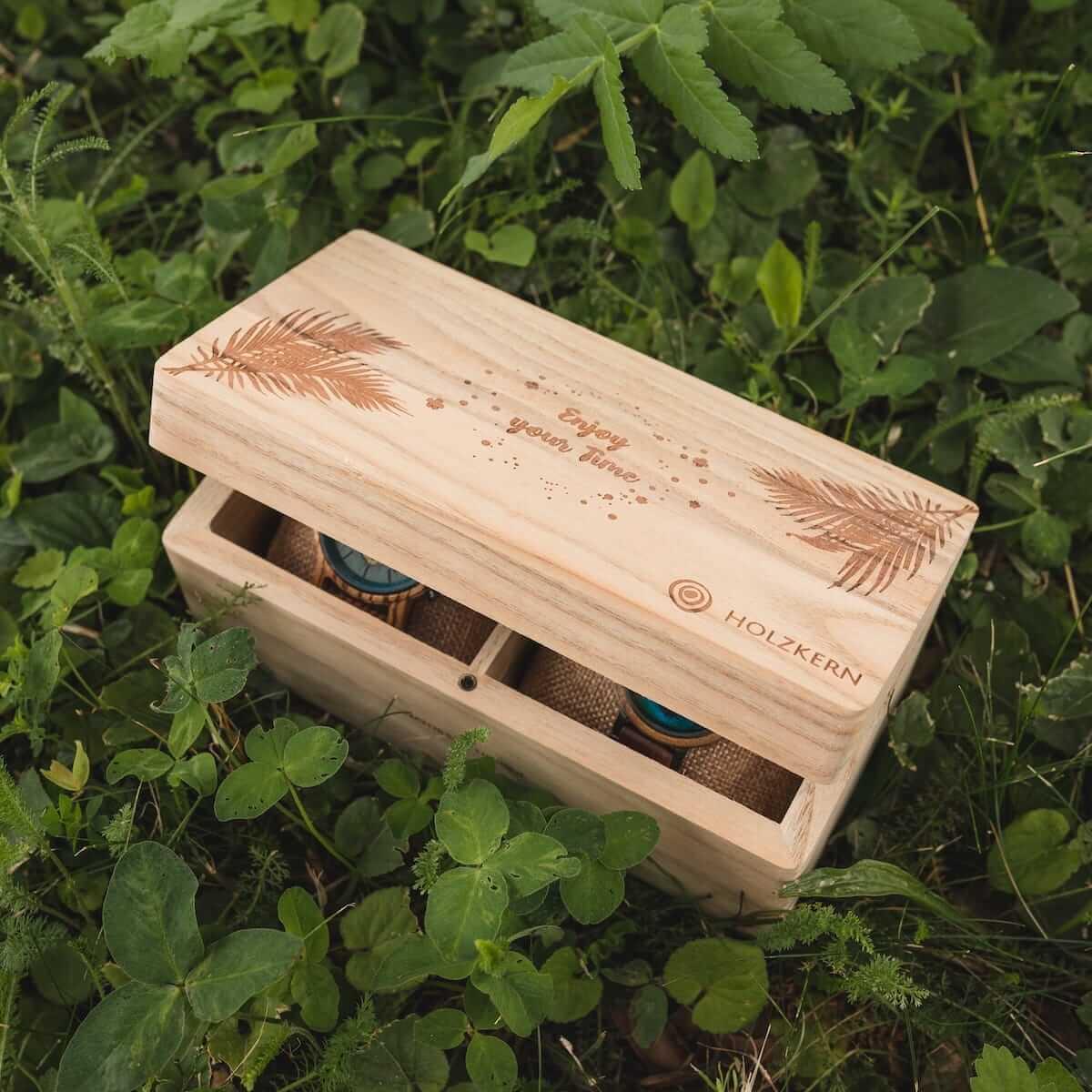 HOLZKERN | Doppelbox Catalpa (Enjoy)