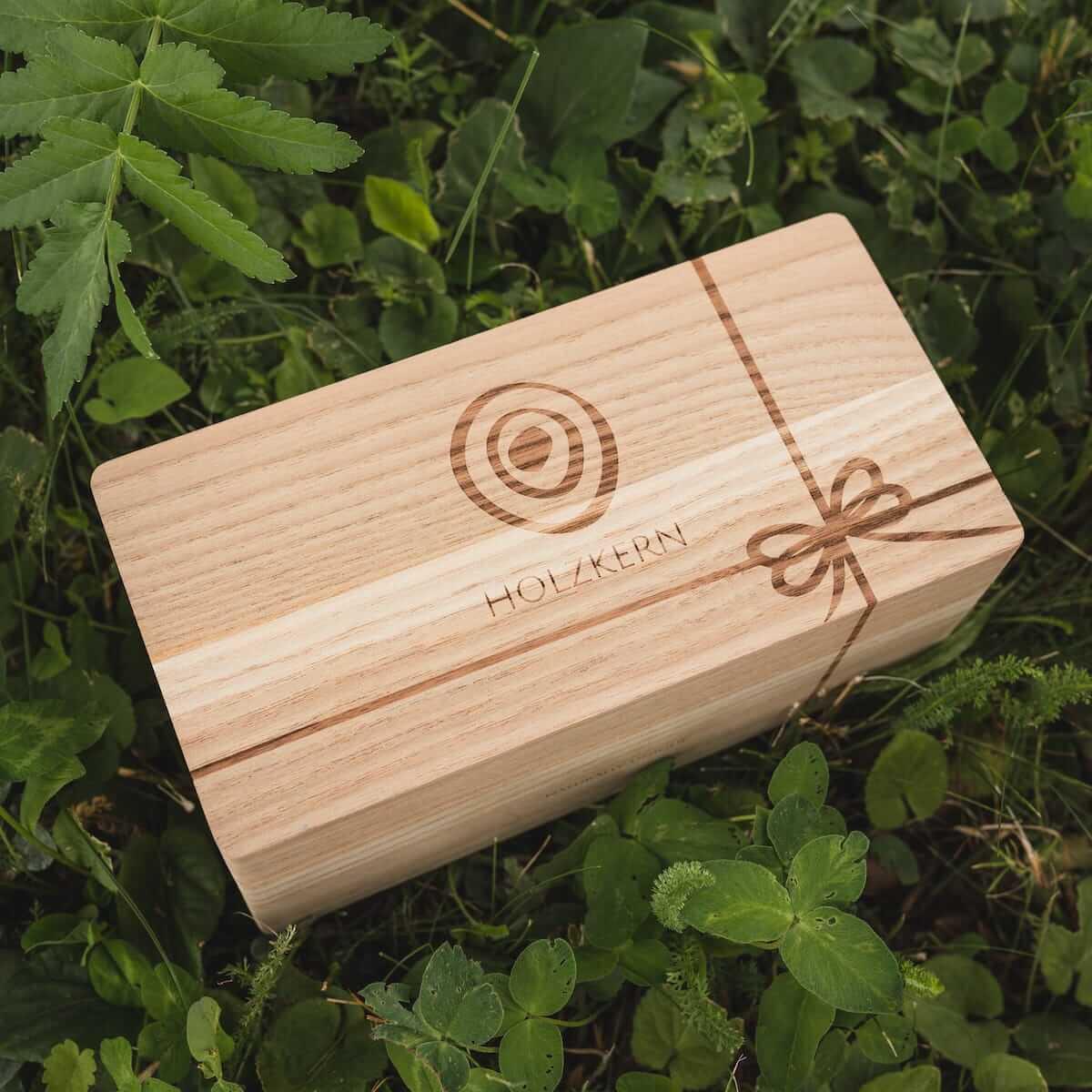 HOLZKERN | Doppelbox Catalpa (Ribbon)